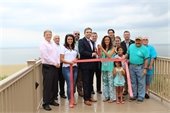 Ideal Beach Pedestrian Walkway and Deck Ribbon Cutting Ceremony
