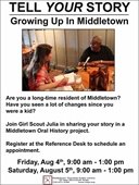 MTPL: Tell Your Story Growing Up in Middletown 