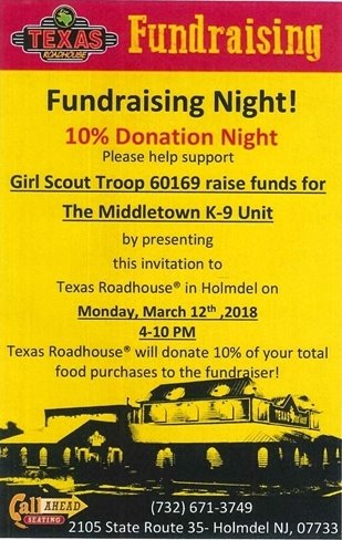 Texas Roadhouse Fundraiser 