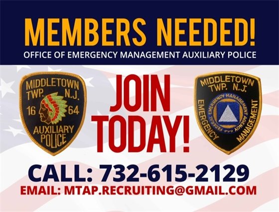 OEM Auxiliary Police Recruitment 