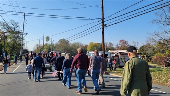 Middletown HS North Marching band and honored guests
