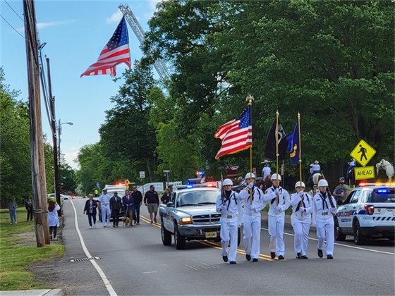 Beginning of Memorial Day Parade
