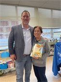 Deputy Mayor and His Mother Read at Bayview Elementary School