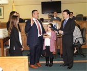 Tony Fiore sworn in as Deputy Mayor. 