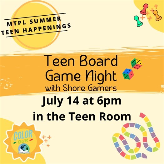MTPL Teen Board Game Night