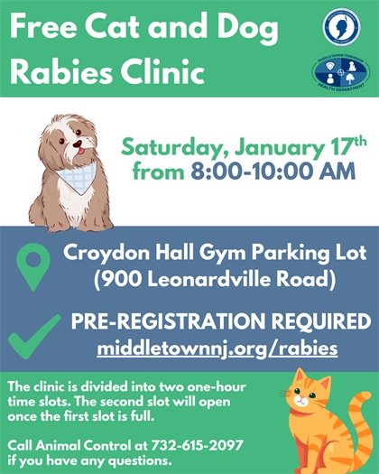 Free Cat and Dog Rabies Clinic