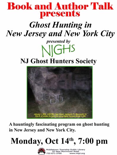 MTPL Presents: Ghost Hunting in NJ & NYC
