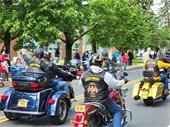 Bikers at Memorial Day Parade