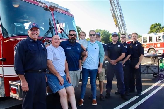 Group photo at MTFD's Touch-a-Truck