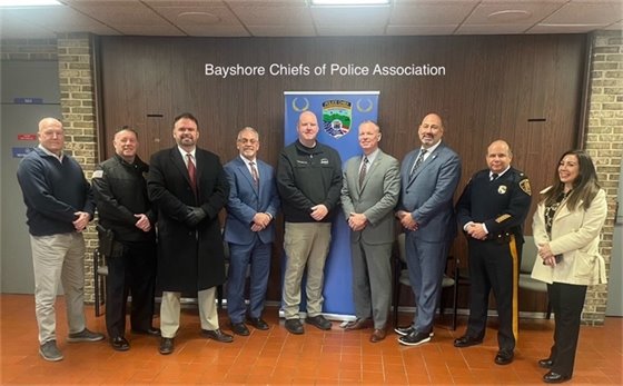 Group photo of Bayshore Chiefs of Police Association