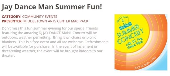 MAC Jay Dance Man Summer Fun!