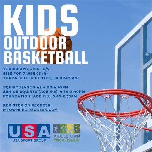 Middletown Recreation Kids Outdoor Basketball