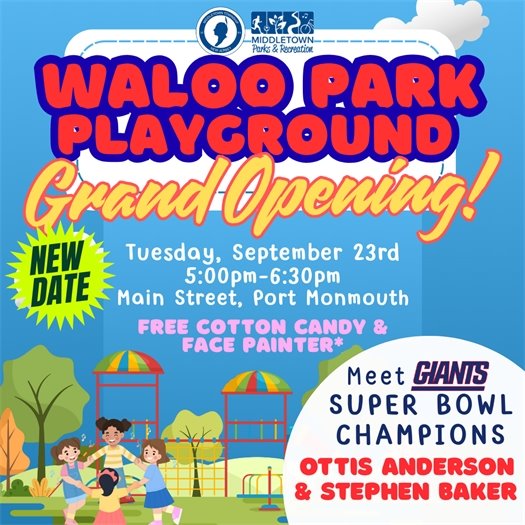 Waloo Park Playground Grand Opening