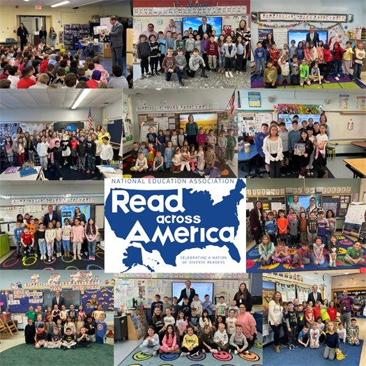 Read Across America Week Collage
