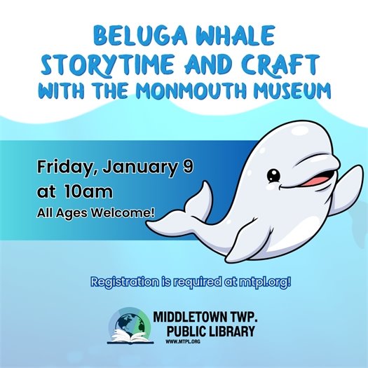 MTPL Beluga Whale Storytime and Craft