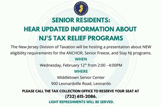 NJ Tax Relief Programs Presentation