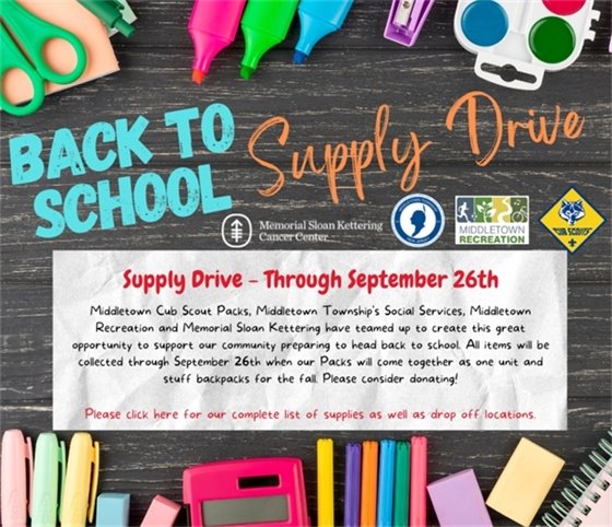 Back to School Supply Drive