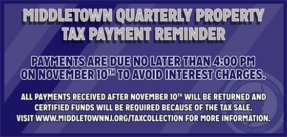 Quarterly Tax Reminder
