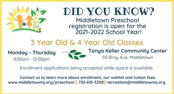 Preschool Registration