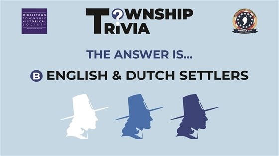 The answer is B) English and Dutch settlers.