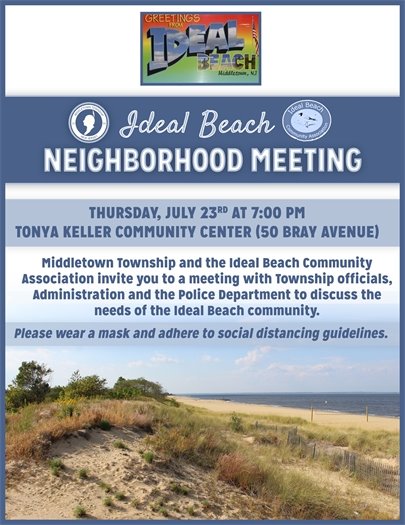 Ideal Beach Neighborhood Meeting 