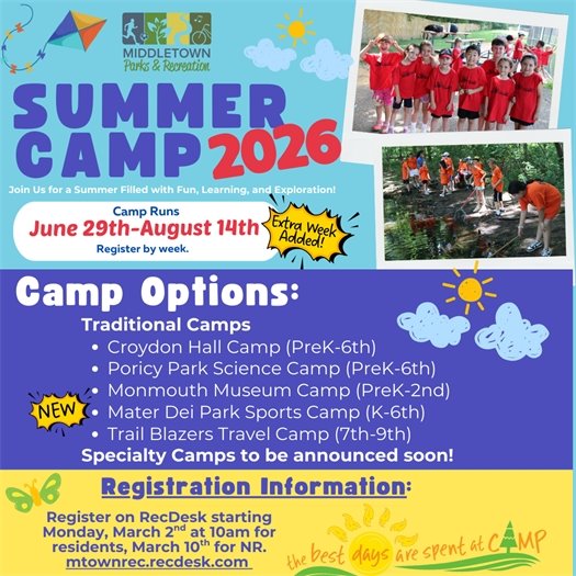 Middletown Parks & Recreation Summer Camp