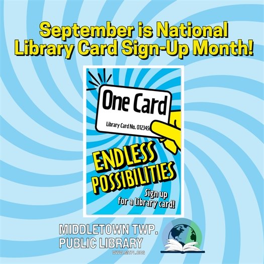 MTPL Library Card Sign-Up Month