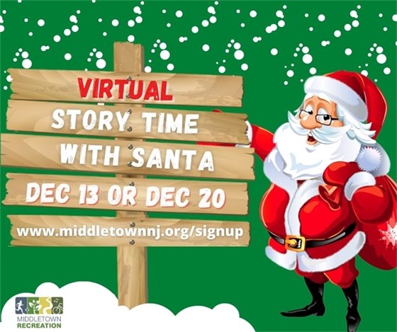 Middletown Recreation: Virtual Story Time with Santa