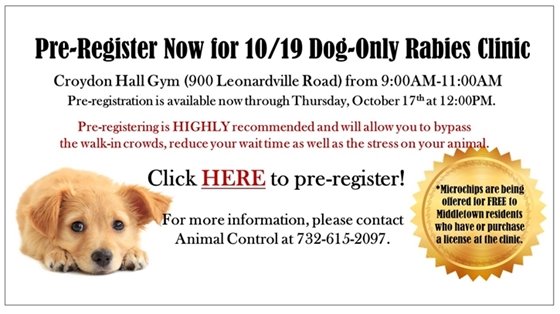 Dog Only Rabies Clinic 