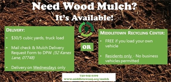 Mulch Available at DPW