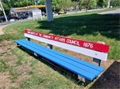 Middletown Community Affairs Council bench