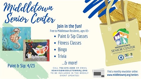 Middletown Senior Center Paint & Sip