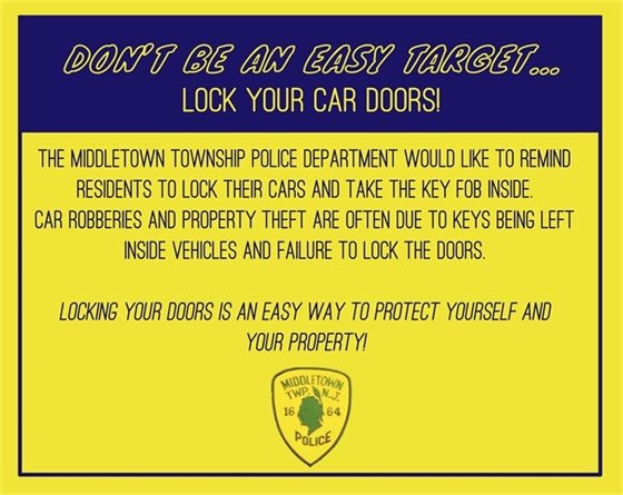 Lock your car doors