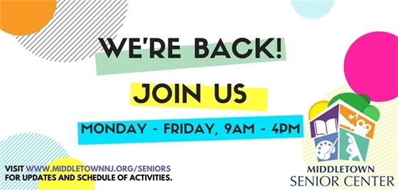 Middletown Senior Center Now Open!