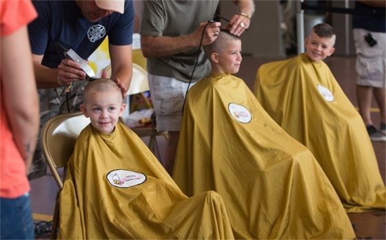 Shave a hero, save a hero