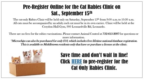 Cat Rabies Clinic