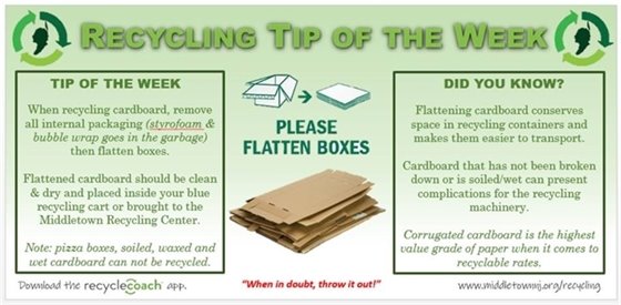 Recycling Tip of the Week: Week 1