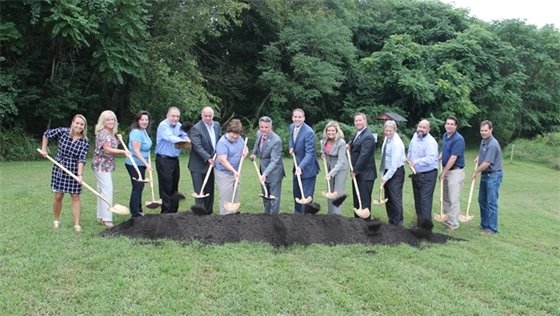 Green Roof Pavilion Ground Breaking 