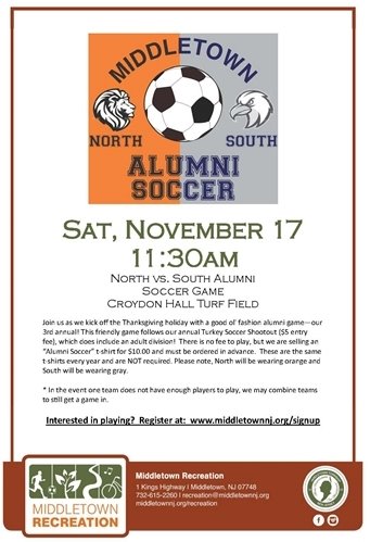 North vs. South Alumni Soccer Game 