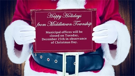 Municipal Office Closed Christmas 