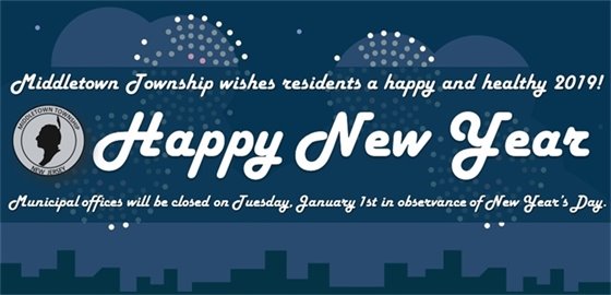 Happy New Year 2019- Office Closed Tuesday, Jan. 1st
