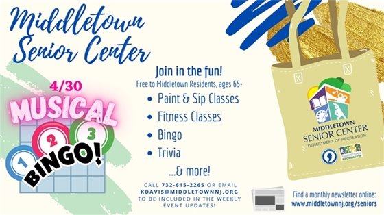 Middletown Senior Center Musical Bingo