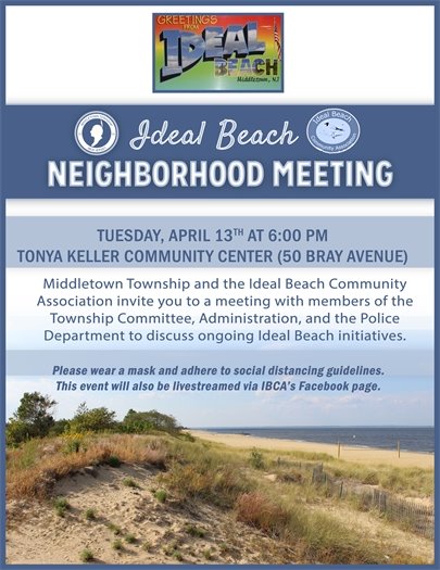Ideal Beach Neighborhood Meeting 41321