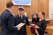 Mayor Perry swears in EMS chief