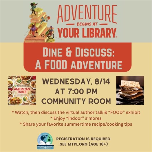 MTPL Dine and Discuss Food Adventure