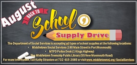 August Back to School Drive 