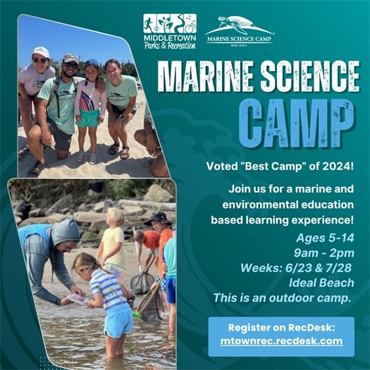 Middletown Parks & Recreation Marine Science Beach Camp