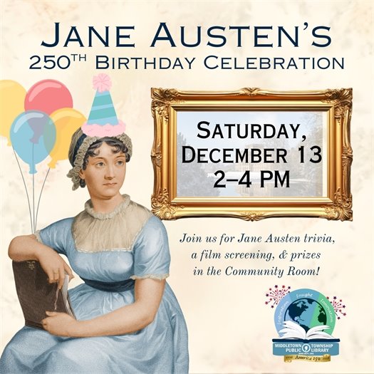 MTPL Jane Austen's 250th Birthday Celebration