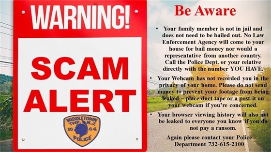 MTPD SCAM ALERT