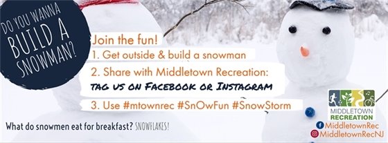Middletown Recreation: Build a Snowman 